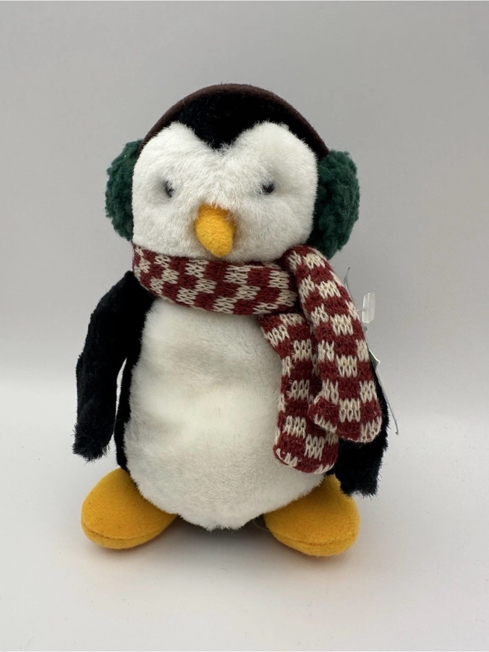 HUGSY MUMMFORD Debbie Mumm 6" Stuffed Plush Mervyn's Joey Friends PENGUIN Scarf
